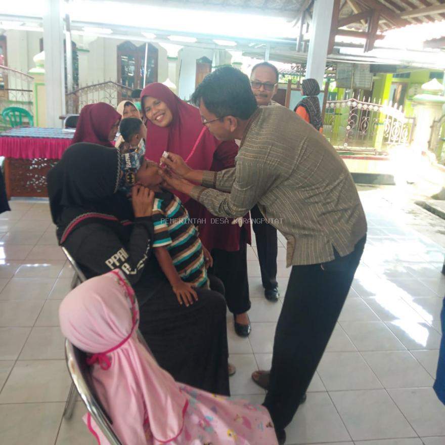 DESA KARANGPUTAT IKUT SUKSESKAN PIN POLIO TAHUN 2024